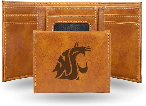 Miniatura 125 de NCAA Rico Industries - Billetera triple grabada con láser, con grabado láser, accesorio para hombre