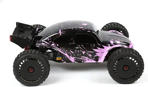 Miniatura 3 de SummitLink Cuerpo Personalizado Compatible para Coche o Camión RC de Escala 1/10 y 1/8 (Camión no Incluido) (Rosa Barrenario sobre Negro)