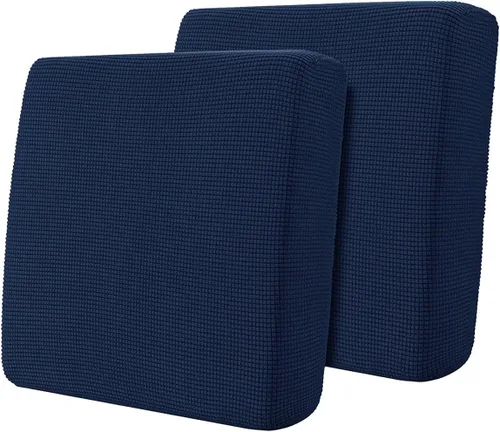 Miniatura 43 de Hokway Fundas de cojín elásticas para sofá Fundas de cojín para sofá Fundas de cojín de asiento de sofá Funda protectora de cojín(Chocolate, Mediano)