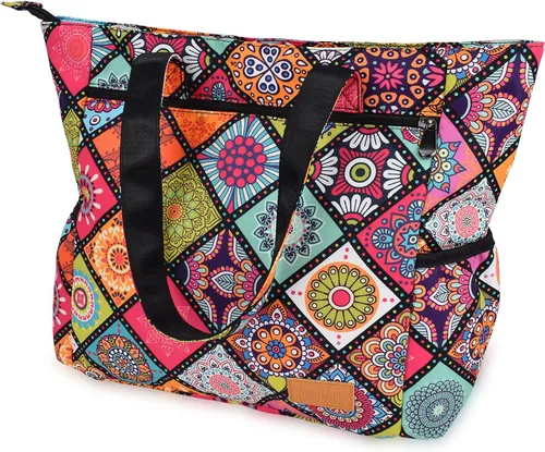 Miniatura 112 de CLOUDMUSIC Bolsa de hombro para enfermeras, profesores, trabajo, gimnasio, viajes, playa, mujeres, con gran capacidad, impermeable