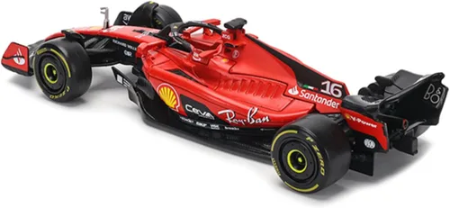 Miniatura 6 de HTLNUZD 2023 1/43 SF23 #16 Coche de carreras de aleación para Scuderia Ferrari 1:43 SF23 Leclerc Signature Die Cast Adultos Modelo Coche Exhibición