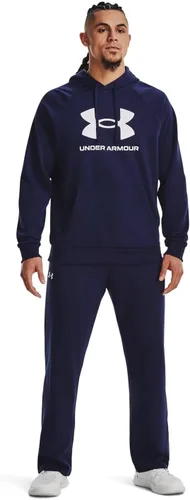 Miniatura 4 de Under Armour Rival - Sudadera con capucha para hombre, de vellón y con logotipo