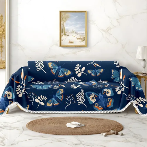 Miniatura 13 de Funda de sofá con estampado floral, fundas de sofá para sillón, funda resistente a las manchas, protector universal de muebles