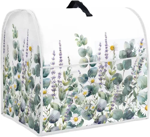 Miniatura 7 de Funda para batidora de pie de libélula bohemia compatible con mezclador de cocina de 4.5 a 5 cuartos de galón, a prueba de polvo, cubierta