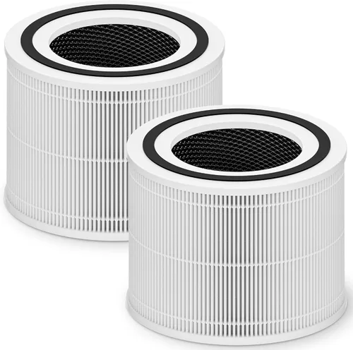 Filtro de repuesto núcleo 300 para LEVOIT núcleo 300 núcleo 300-P núcleo 300S Vortex Air purificador de aire, 3 en 1 H13 grado True HEPA carbón