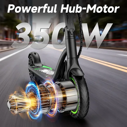 Miniatura 5 de VOLPAM Adult Electric Scooter, 250W/350W/500WMotor, 8.5"/10" Solid Tires, 10/19/22Mph, 32/28/23/21/18/16/10Miles Max Range, Dual Braking