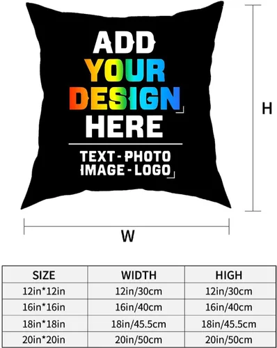 Miniatura 2 de Funda de almohada personalizada con imagen, almohada decorativa personalizada para cualquier imagen, funda de cojín decorativa para cama o sofá