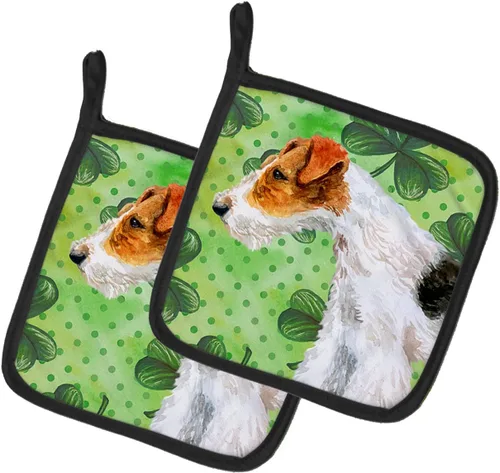 Miniatura 94 de Caroline's Treasures BB9655PTHD - Juego de soportes para ollas de cocina resistentes al calor, almohadillas calientes para horno, 7 1/2 x 7 1/2