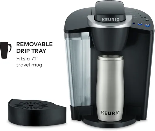Miniatura 3 de Keurig K-Classic - Cafetera de cápsulas K-Cup de una sola porción, con 3 tamaños de preparación, depósito extraíble de 48 onzas, color negro
