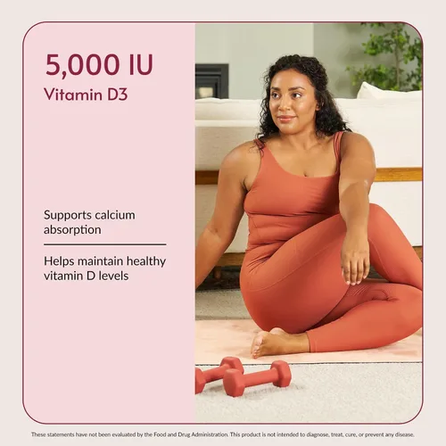 Miniatura 5 de Bariatric Advantage Vitamina D3 5,000 UI - Cápsulas de vitamina D bariátrica - Miscible en agua - Soporte de fuerza ósea* - Cápsula fácil de tragar