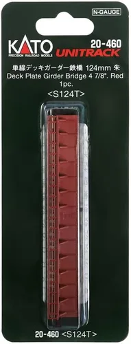 Miniatura 4 de N 4.882 in 4-7/8" Placa de cubierta Viga Puente, Rojo
