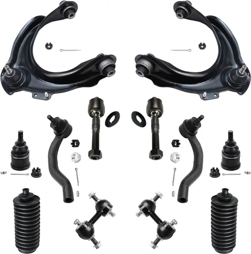 Miniatura 85 de Detroit Axle - Kit de suspensión delantera de 12 piezas para Mercury Grand Marquis Ford Crown Victoria Town Car 2003-2011, 2 brazos de control