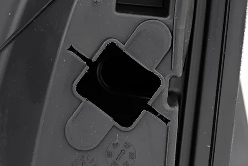 Miniatura 6 de Para Honda Civic Coupe 2006 2007 2008 2009 2010 2011 Espejo de puerta lateral de textura manual negro del lado del pasajero derecho
