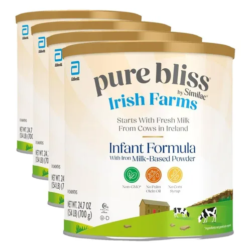 Miniatura 16 de Pure Bliss Irish Farms, fórmula para bebés fácil de digerir, fórmula infantil, 0-12 meses, lata de 24.7 onzas