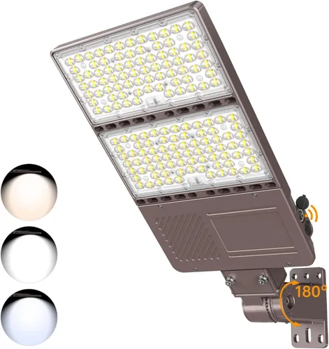 Miniatura 34 de Luz LED de estacionamiento de 150 W, 120 W, 90 W, ajustable, con certificación UL, 5700 K, 5000 K, 4500 K, sintonizable, 22500 lm luz comercial