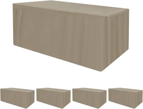 Miniatura 19 de HolidayIdeas Fitted Tablecloths for 4 Foot Rectangle Table, Wrinkle Resistant Washable Table Cover 24x48 Inch for Vendor Booth Display, Banquet, Aqua