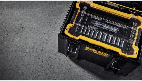 Miniatura 5 de DEWALT Juego de enchufes con bandeja Toughsystem, 3/8 pulg., juego de 37 piezas (DWMT45400)