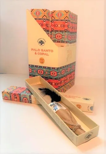Kheops International Incienso Árbol Verde 0.53 oz (salvia blanca y Palo Santo)