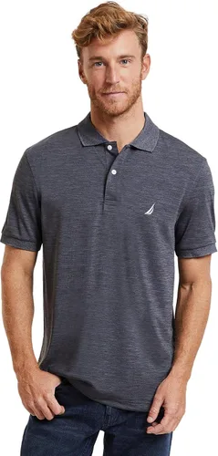 Miniatura 48 de Nautica playera polo clásica de mangas cortas, color sólido, para hombre