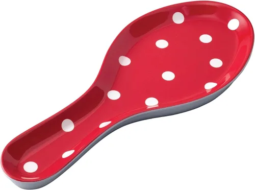 Miniatura 12 de UP ware - Soporte para cuchara de melamina con diseño floral de conejito para estufa, encimera de cocina y mesa de comedor, 9.625 pulgadas