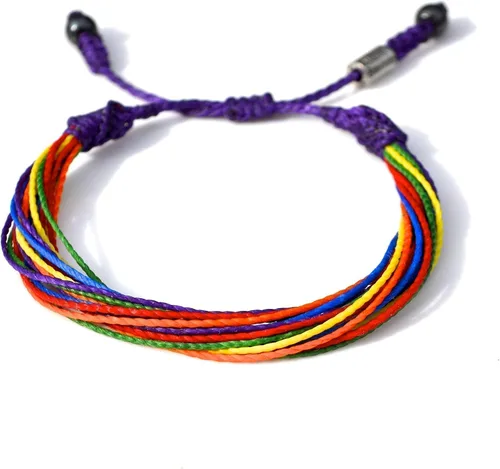 Miniatura 11 de Rumi Sumaq Pulsera de concientización para hombres, mujeres y niños – Pulsera de apoyo tejida ajustable anudada a mano – Pulsera de conciencia sutil