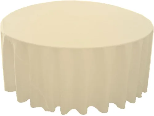 Miniatura 65 de LA Linen - Mantel redondo lavable de popelina de poliéster, resistente a manchas y arrugas, 51", mantel de tela para comedor, cocina, fiesta, Negro