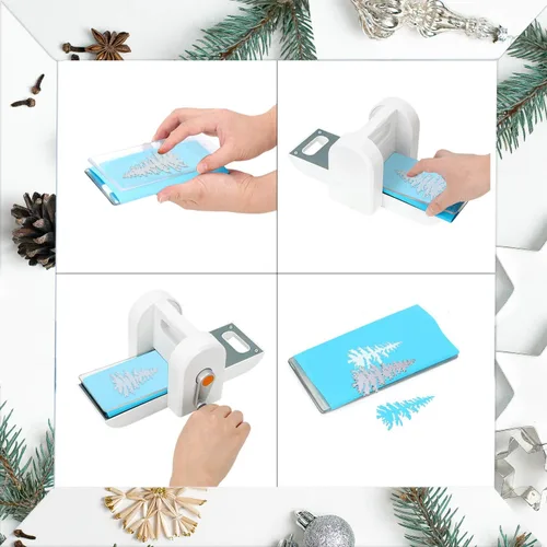 Miniatura 3 de Patelai 17 troqueles de corte de árboles para hacer tarjetas, plantillas de álbumes de recortes, plantillas de álbumes de recortes, troqueles