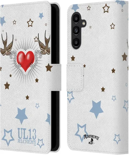 Miniatura 7 de Head Case Designs Officially Licensed Alchemy Gothic Black Romance Wing Leather Wallet Case Compatible with Samsung Galaxy A13 5G (2021)