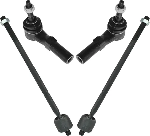 Miniatura 65 de TRQ Juego de barras de acoplamiento delanteras interiores y exteriores de 4 piezas compatible con Jeep Cherokee 1991-2001 y Comanche 91-92