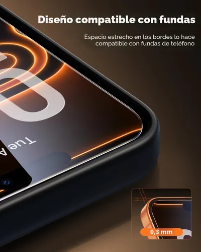 Miniatura 6 de UNBREAKcable Paquete de 3 protectores de pantalla para iPhone 17 Pro Max, vidrio templado doble inastillable [marco de fácil instalación]