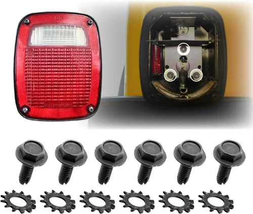 Miniatura 12 de USR 97-06 Wrangler TJ Faros LED de proyector redondos de 7" Pulgadas H6024 con carcasa negra 6024 Haz alto/bajo, faro sellado H6014 (Par) Compatible