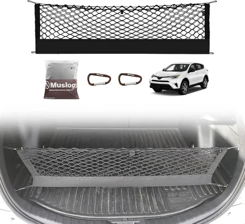 Miniatura 22 de Muslogy para Maverick - Accesorios de Red de Malla de Carga Extensible, Organizador de Maletero, Red de Malla Elástica para Cama de Carga