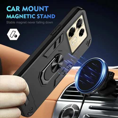 Miniatura 3 de Funda compatible con Xiaomi Redmi Note 12 Pro, funda para Redmi Note 12 Pro Speed/Poco X5 Pro 5G [con protector de pantalla de vidrio templado]