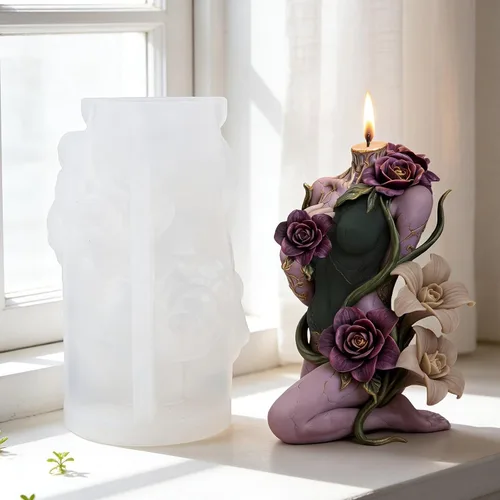 Miniatura 18 de Konrisa Moldes de vela de burbujas 3D, moldes de silicona con 15 cavidades para hacer velas de cera de soja, moldes de pastel de burbujas