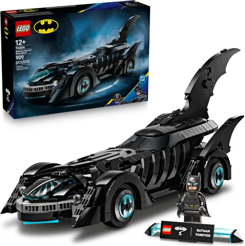 LEGO DC Batman: Batman Forever Batmobile Juguete para Niños - Juguete de construcción y aprendizaje para niñas y niños, a partir de 12 años, modelo