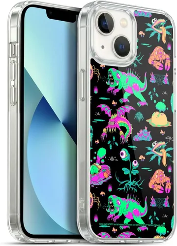 Miniatura 128 de Head Case Designs Funda de gel con licencia oficial de Rick and Morty Aliens Season 3 [protección de grado militar] compatible con Apple iPhone 12