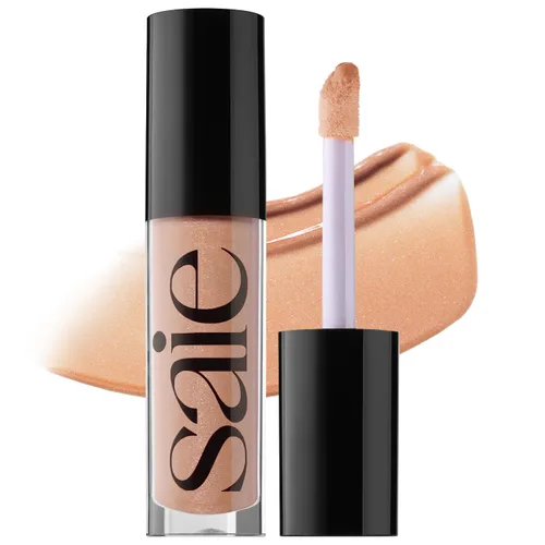 Miniatura 17 de Saie Glossybounce - Brillo labial hidratante y aceite labial con tinte híbrido con ácido hialurónico y aceite de jojoba para labios no pegajosos
