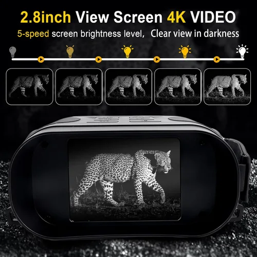 Miniatura 3 de Gafas de visión nocturna, binoculares de visión nocturna 4K para adultos, regalos para hombres, él, marido, papá, batería de carga rápida de 2000