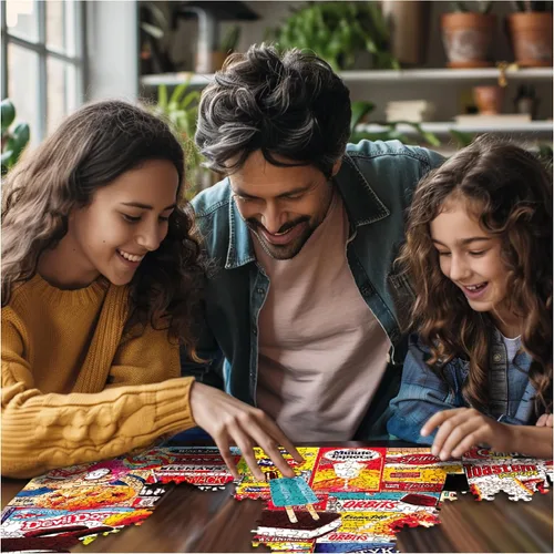 Miniatura 3 de White Mountain Puzzles Things I Ate As A Kid Collage Puzzle - Rompecabezas de 1000 piezas