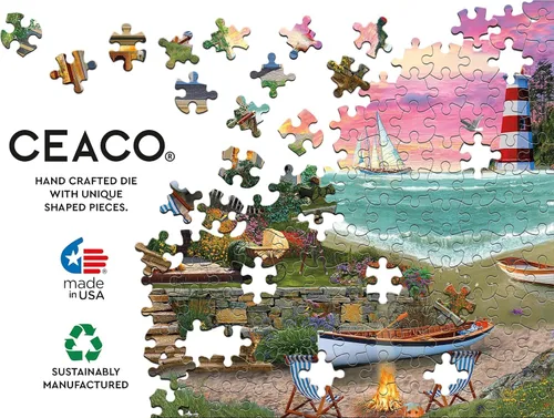 Miniatura 5 de Ceaco - David MacLean - Heart Beach - Rompecabezas de 1000 piezas