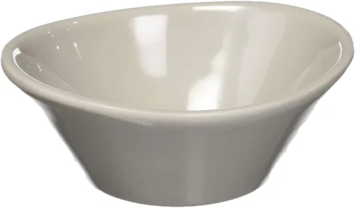Carlisle FoodService Products Stadia - Taza de plástico reutilizable para salsa para el hogar y restaurante, melamina, 2 onzas, beige grisáceo