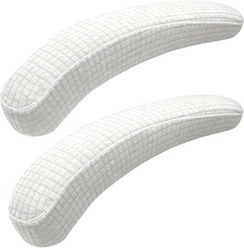 Miniatura 14 de Melaluxe Fundas para reposabrazos de silla de oficina, elásticas, extraíbles y lavables, fundas elásticas para reposabrazos de silla de escritorio
