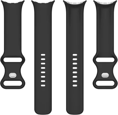Miniatura 3 de Paquete de 2 correas para Google Pixel Watch 3 de 1.614 pulgadas/Pixel Watch 2/Pixel Watch, para mujeres y hombres, correa de silicona suave