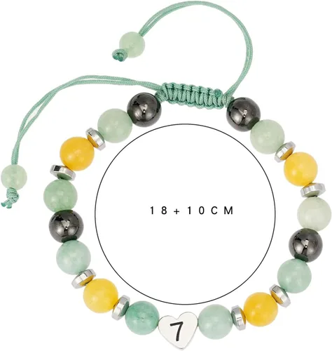 Miniatura 6 de SIXFOX Dainty Link Charm Bracelet For Women Trendy Pearl Beaded Bracelet With Natural Adjustable Statement Bracelet Jewelry Gifts for Bridesmaid