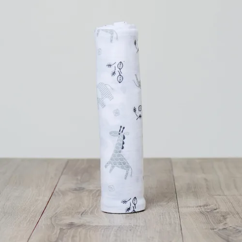 Miniatura 7 de Lulujo Manta para bebé, unisex, suave, 100% muselina de algodón, manta de recepción neutra para niñas y niños, 47 x 47 pulgadas, África