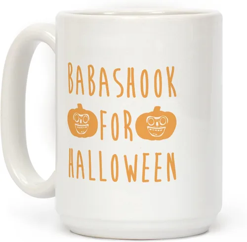 Miniatura 22 de LookHUMAN Taza de Café de Halloween – Halloween Is Meowgical Tazas, Taza de Café Espeluznante Idea de Regalos de Taza, 15 Onzas 10-Blanco