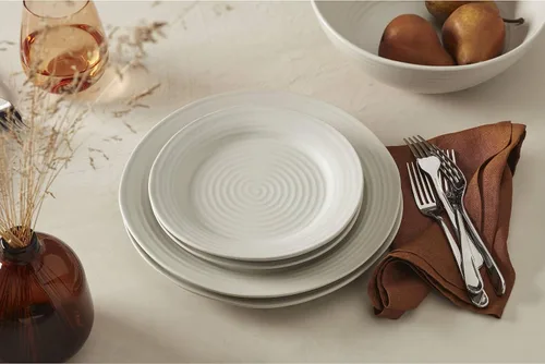 Miniatura 6 de Oneida 895944 Ridge White - Juego de 4 tazas de café, servicio para 4,12 onzas líquidas, color blanco