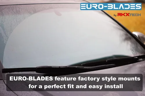 Miniatura 3 de EURO-BLADES Juego de limpiaparabrisas delantero + trasero: 26 + 20 + 16 pulgadas compatible con Audi Q8, SQ8, RS Q8 2019 y superiores