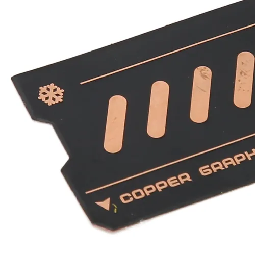 Miniatura 7 de Disipador de calor de memoria, enfriador de memoria de 2 piezas, disipador de calor DDR de grafeno de cobre, para portátil DDR4 DDR5