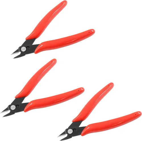 Miniatura 6 de Bivethoi 3 piezas de micro cortadores de alambre, cortadores diagonales pequeños para impresora 3D, alicates de filamento, minippers pequeños, Azul